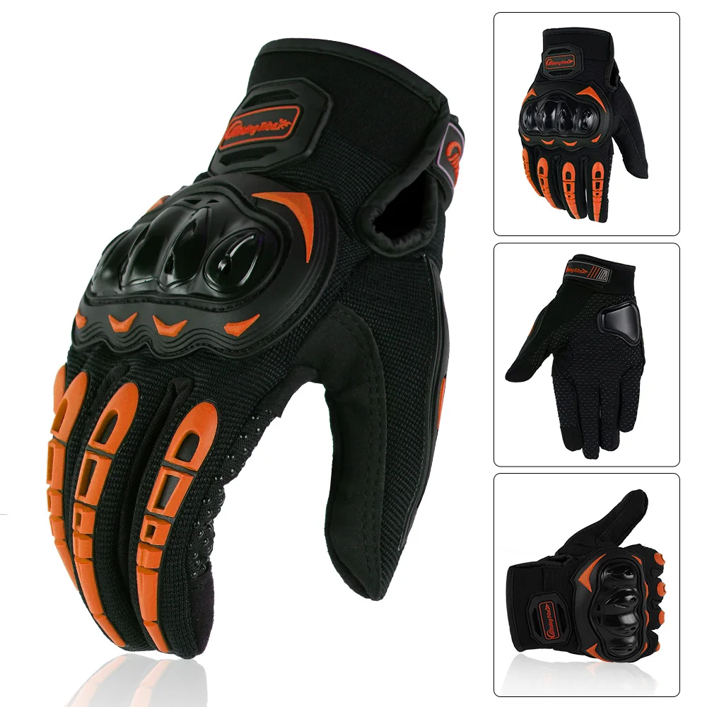 

Touchscreen Motorcycle Gloves Moto Protective Gear Racing Bicycle Cycling Riding Glove Guantes Luvas for MBX MTB ATV Motorbike