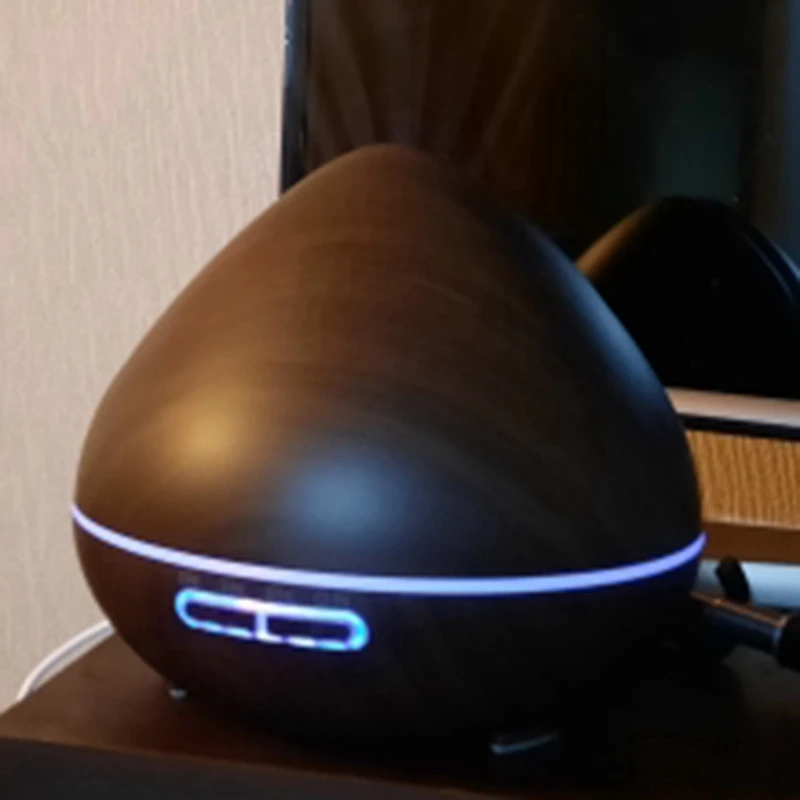 

Аромадиффузор ультразвуковой с дистанционным управлением, увлажнитель холодного тумана для эфирных масел с 3 таймерами, светодиодсветильн...