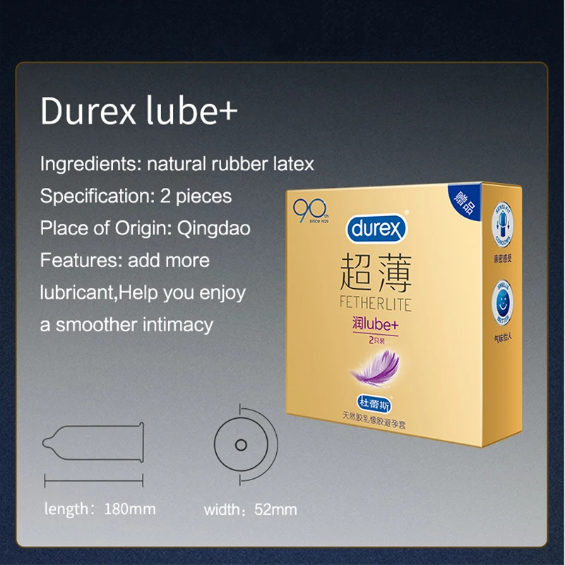 Презервативы Durex мужские из натурального латекса насадка на пенис кольцо член 4