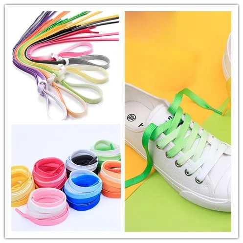 

1 Pair Rainbow Colored Shoelaces Sneaker Flat Elastic Shoelaces Hiking Boots Shoe Strings Unisex Shoe Laces For Sneakers Laces