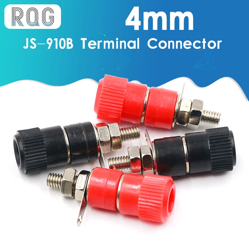 10 шт./лот клеммные колодки JS-910B 4 мм клеммный соединитель усилителя