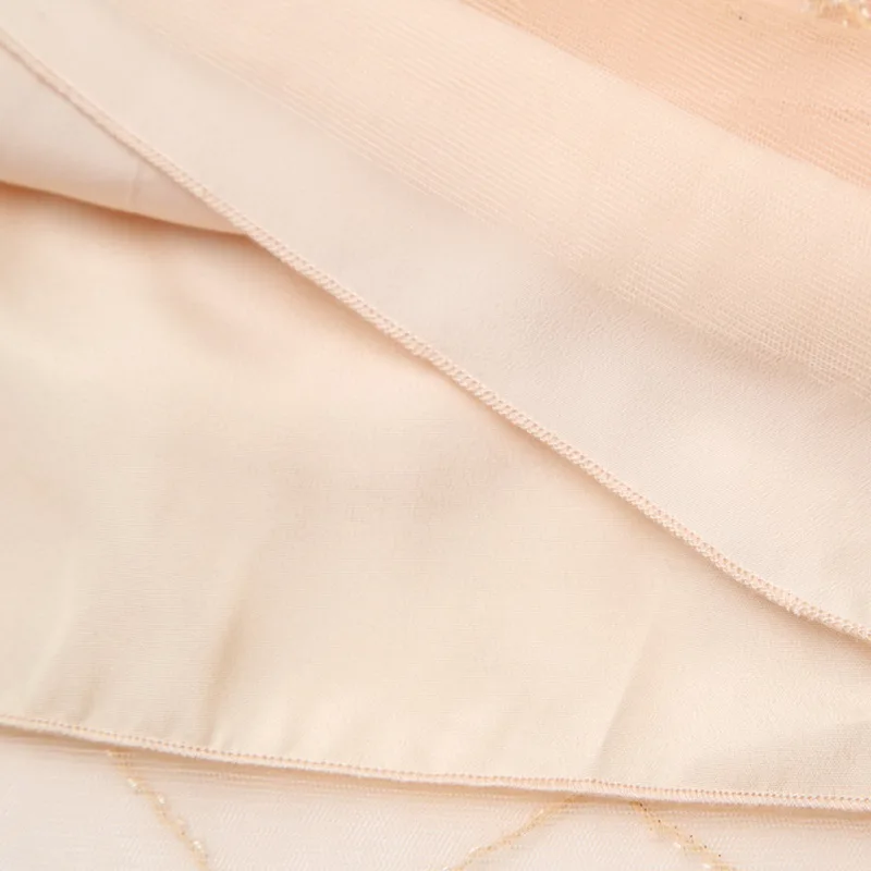 

Party Slim Elegant Dress Designer Runway Dresses Women Appliques Beading Embroidery Short Sleeve A-Line Mesh Sexy Dress