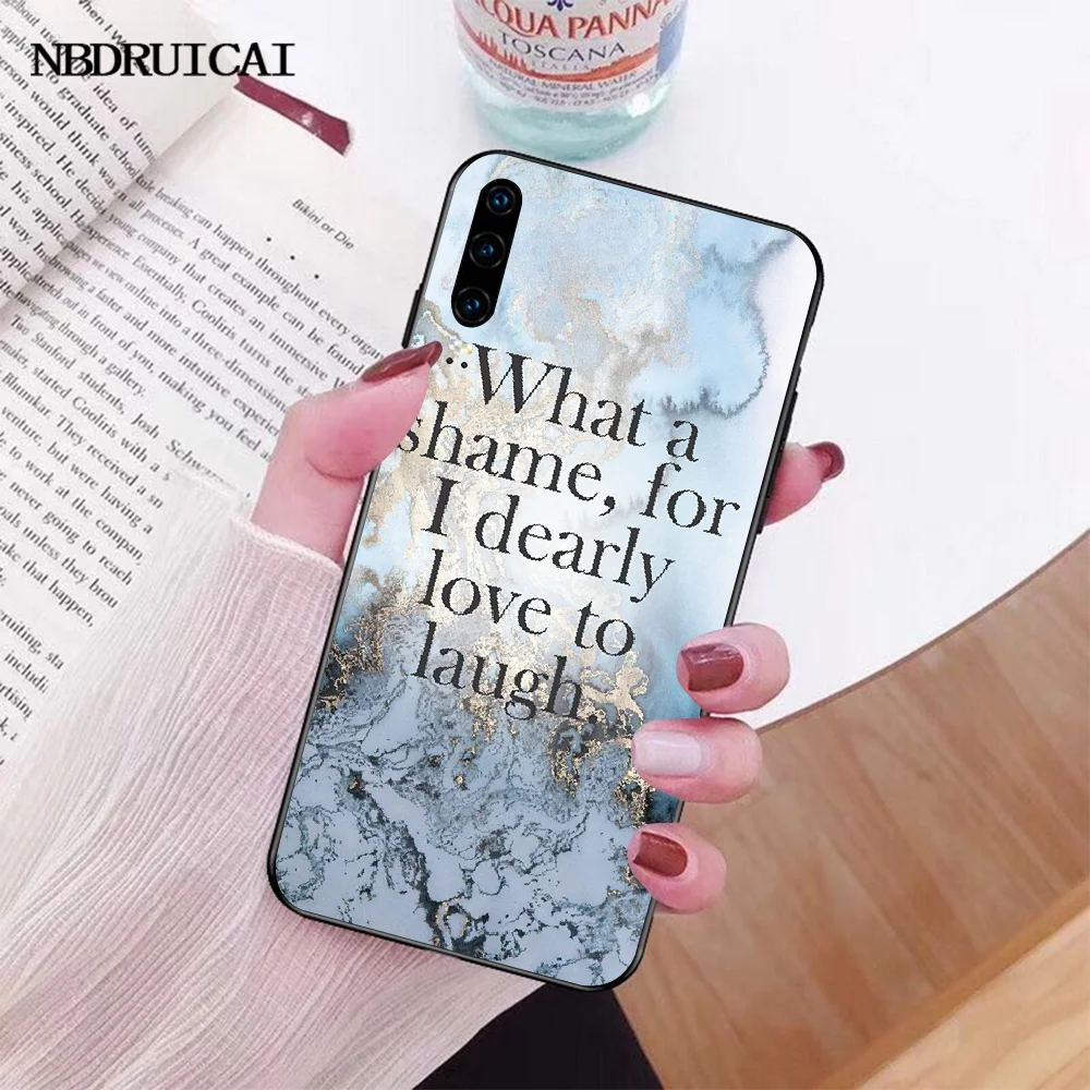 NBDRUICAI Pride And Prejudice Jane Austen TPU Soft Silicone Phone Case Cover for Huawei P30 P20 P10 P9 P8 Mate 20 10 Pro Lite | Мобильные