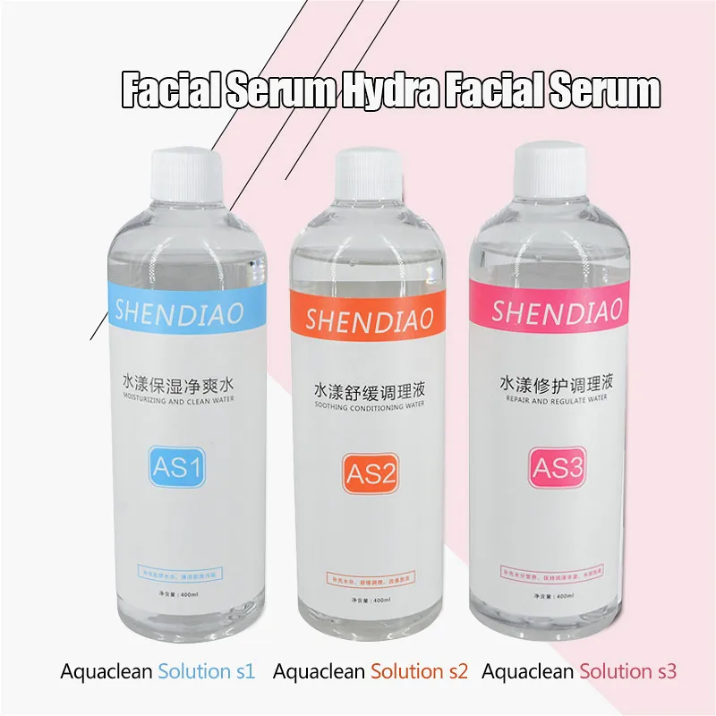 Aqua Peeling Solution 3 Bottles 20Ml Concentrate Aqua Facial Serum Hydra Hydro Facial Micderomabrasion Peeling Liquid Nutritions