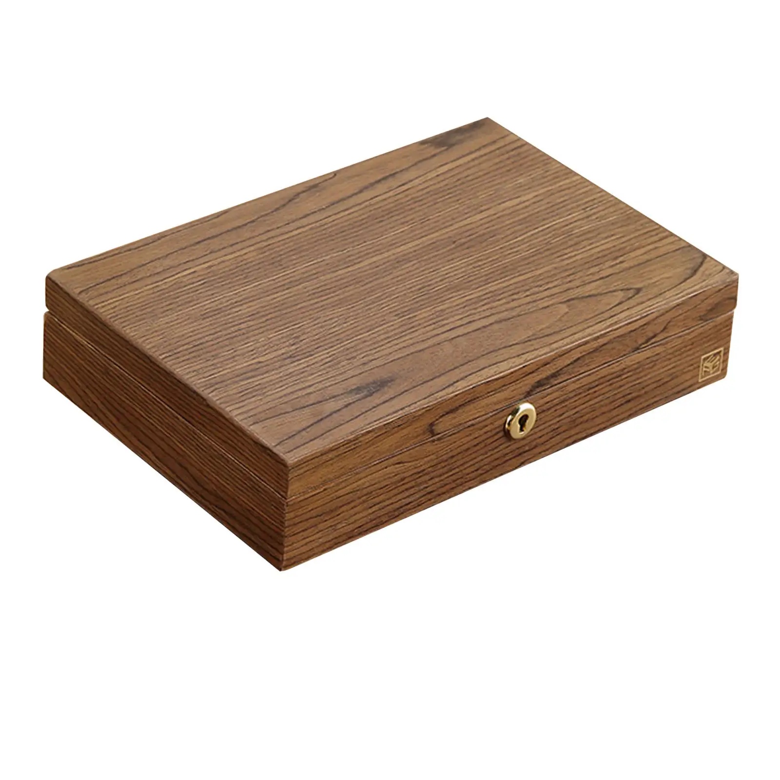 

Jewelry Organizer Casket Watches with Lock Storage Wooden Jewelry Box Case for Girls
