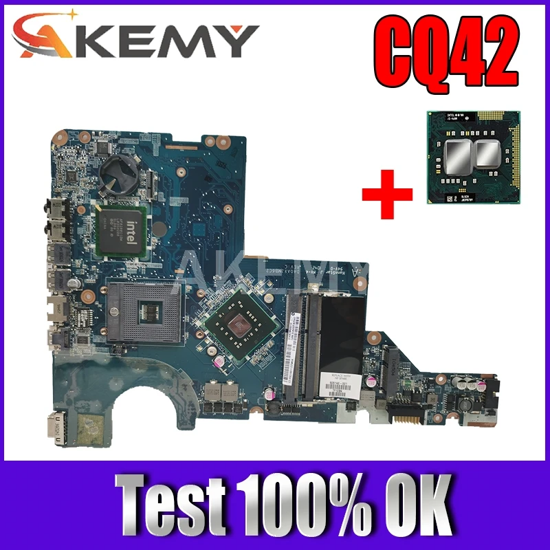 

Akemy Материнская плата 605140-001 DA0AX3MB6C2 для HP CQ42 G42 CQ62 G62 "GRADE A" материнская плата для ноутбука