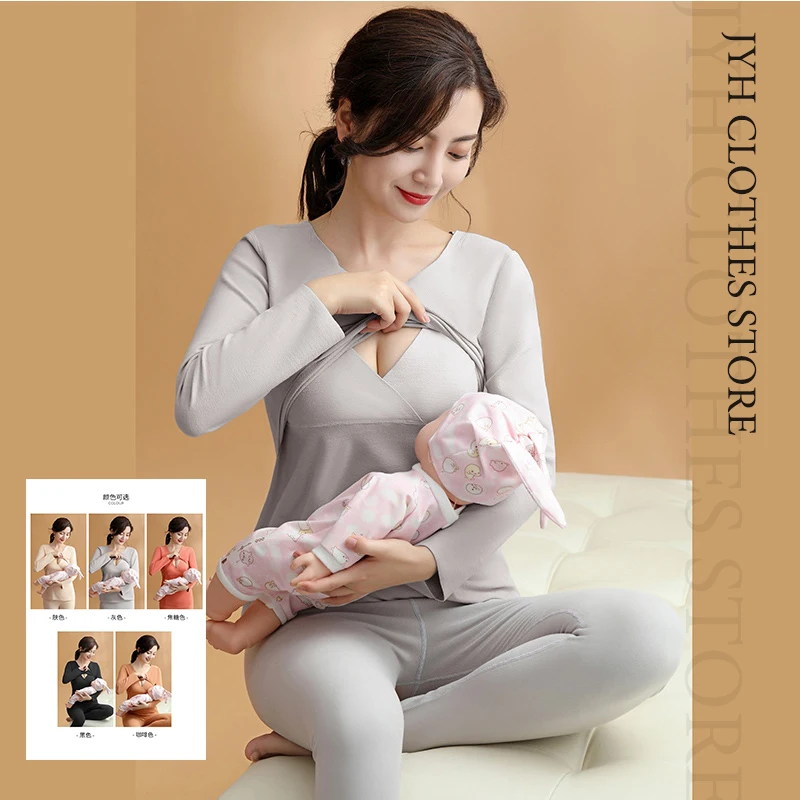 Костюм для грудного вскармливания Одежда беременных Повседневная Футболка