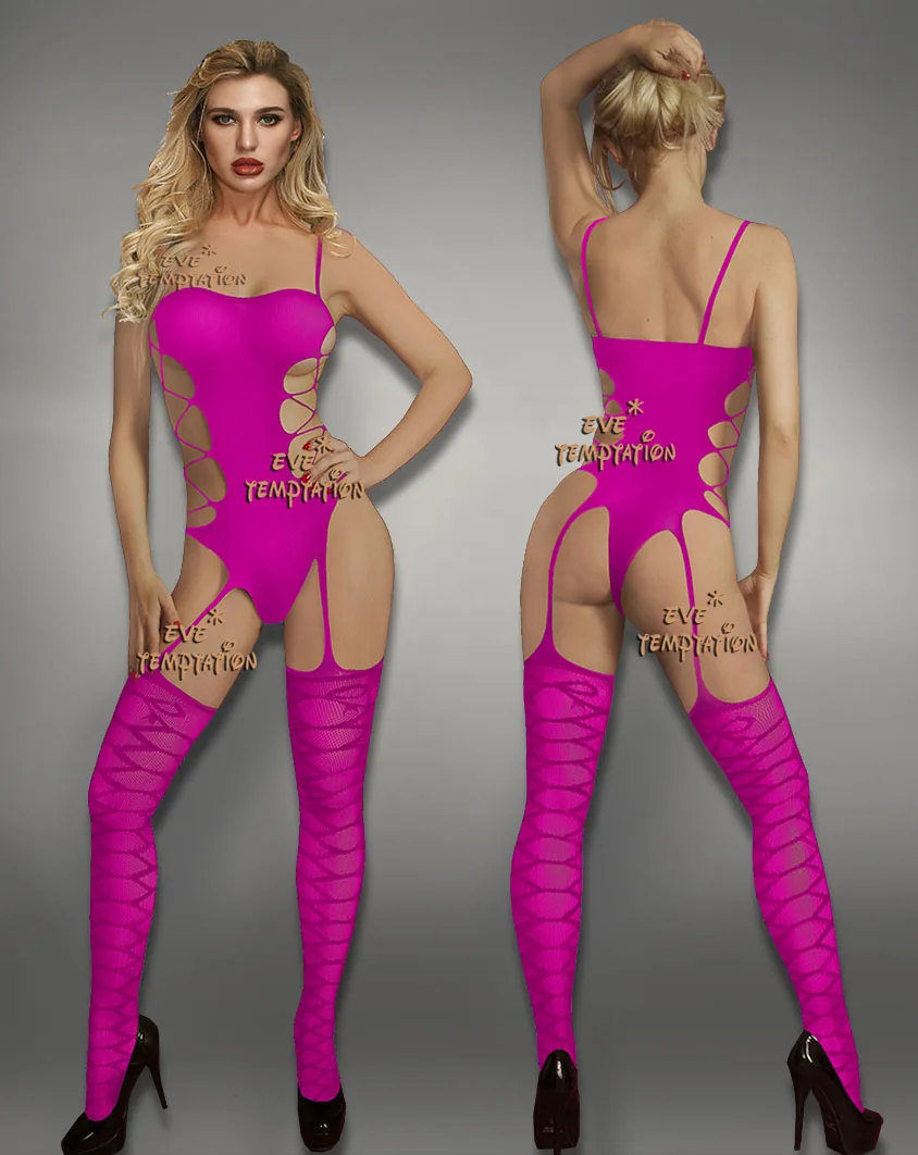 Женские комплекты сексуального нижнего белья сетчатые костюмы комбинезоны