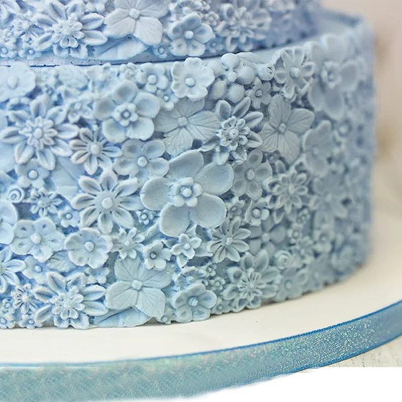 Цветок сливы хризантемы четырехлепестковый цветок помадка торт Силиконовая