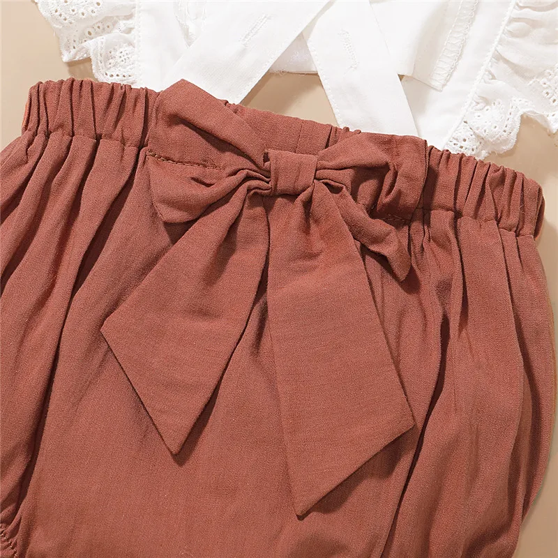 2 шт. детский летний комбинезон с оборками | Детская одежда и обувь