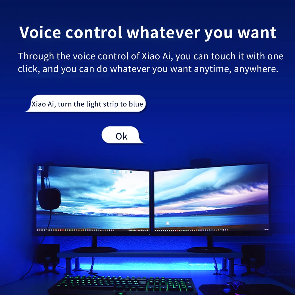 Умная лента Xiaomi Gosund RGB цветная светодиодная в форме ягненка максимальное
