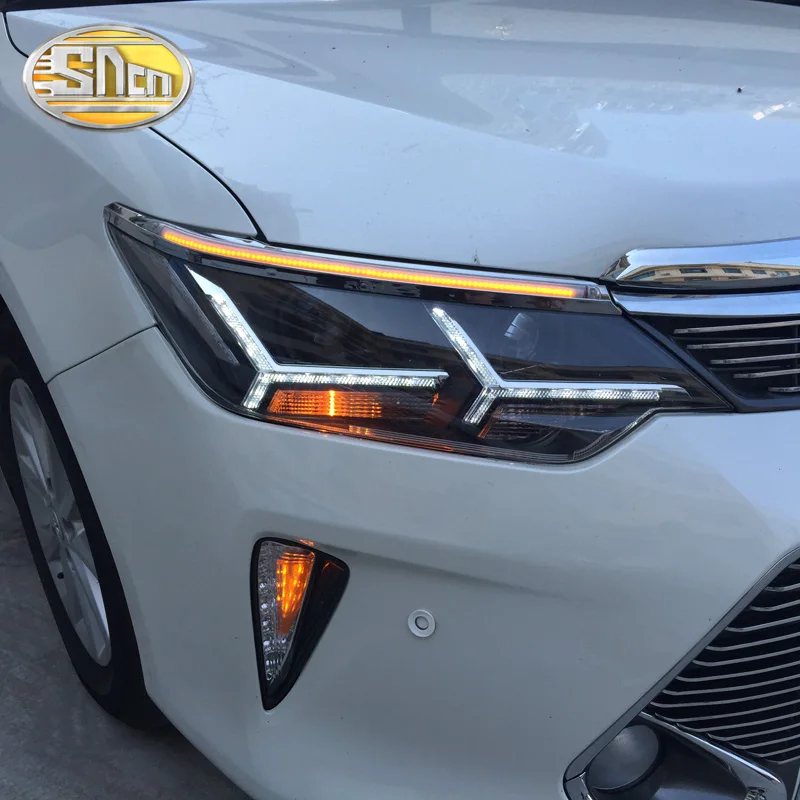 Для Toyota Camry 2015 2016 Стайлинг автомобиля светодиодный передсветильник свет брови