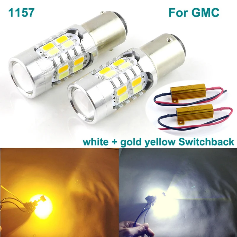 Двухцветные светодиодсветодиодный лампы Джимми савана для GMC C1500 Suburban Jimmy Savana 1500