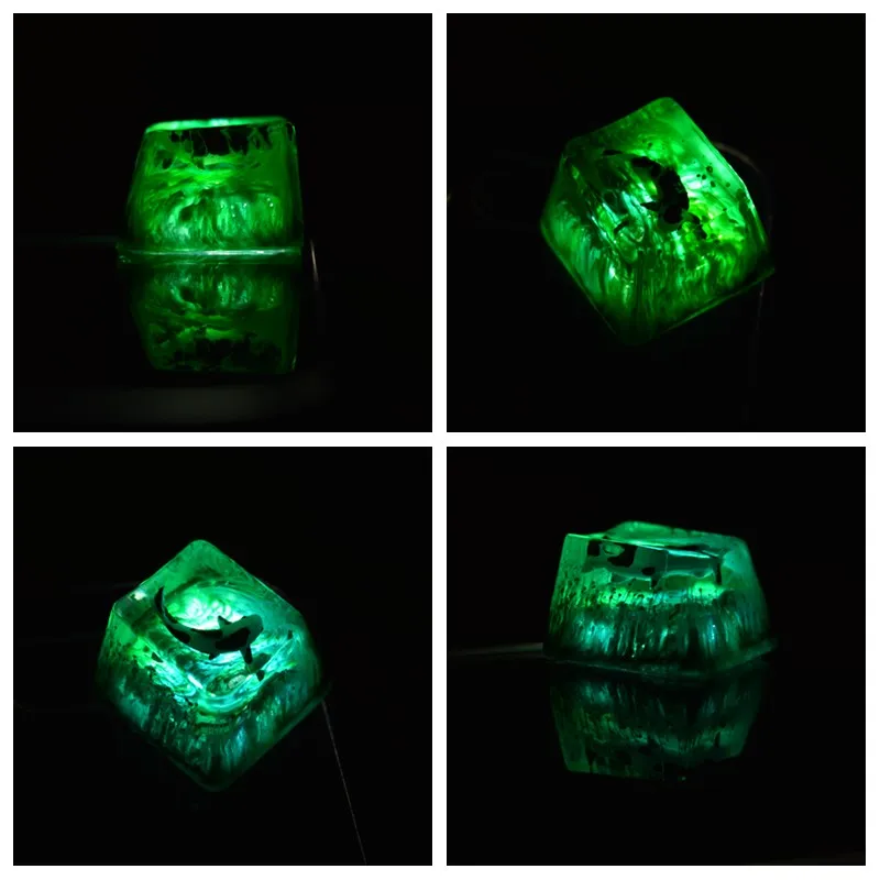 Ручной работы подсветка смолы Keycaps Koi дизайн для вишни Mx Переключатель
