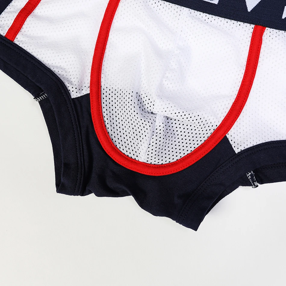 Удобное Мужское нижнее белье сетчатые дышащие шорты боксеры трусы хлопковые