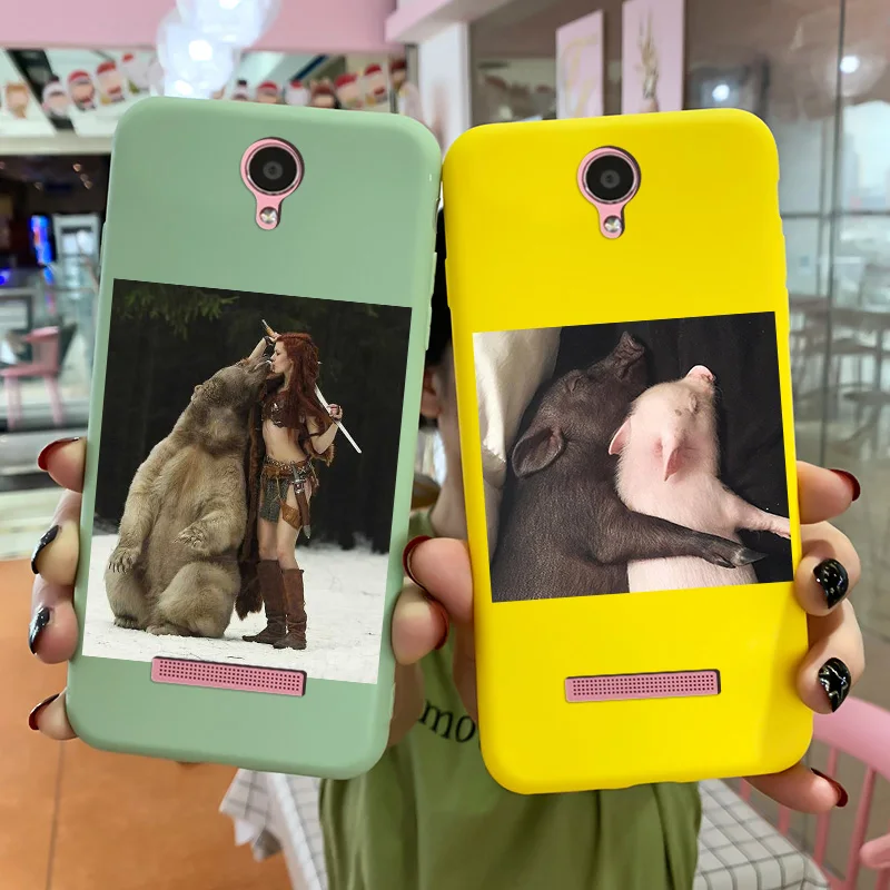 

Cute Animal Pattern Phone Case For Xiaomi Redmi Note Case Cartoon Painted Silicone Soft TPU Shell For Redmi Note 2 3 Cover