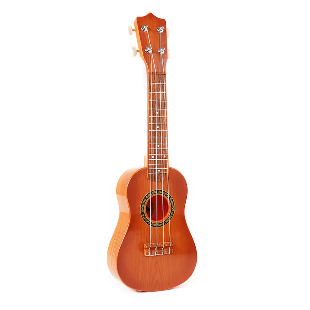 

21 inch Kids Imitation Wood UKulele 4-String Portable Guitar Instrument for Children Pick Stringed Instruments Mini Guitars