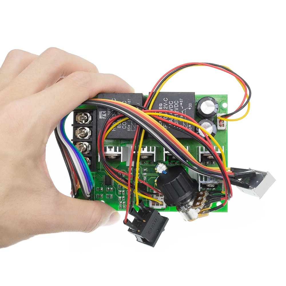 DC10-55V мотор Скорость Управление Электрические PWM регулятор с реверсивный