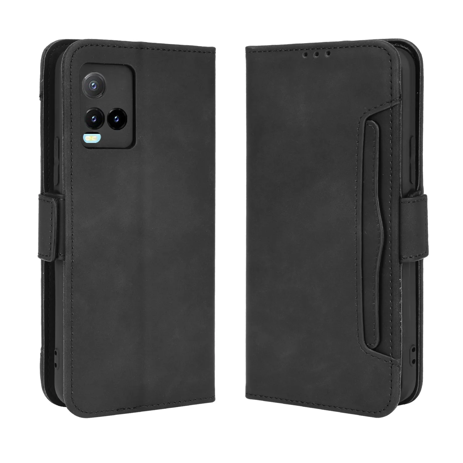 Чехол для Vivo Y21s 6 51 &quot многофункциональный кожаный чехол-книжка с отделением карт