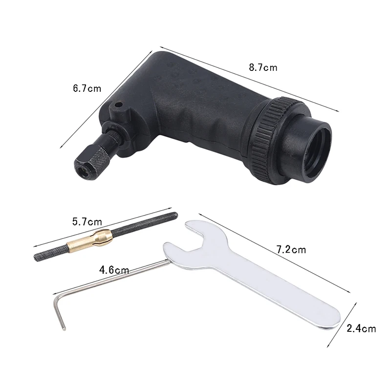 

Right Angle Converter Attachment 90 Degree Rotary For Dremel Tool Durable Grinder Adapter Kit Grinding Accessories Hand Tools