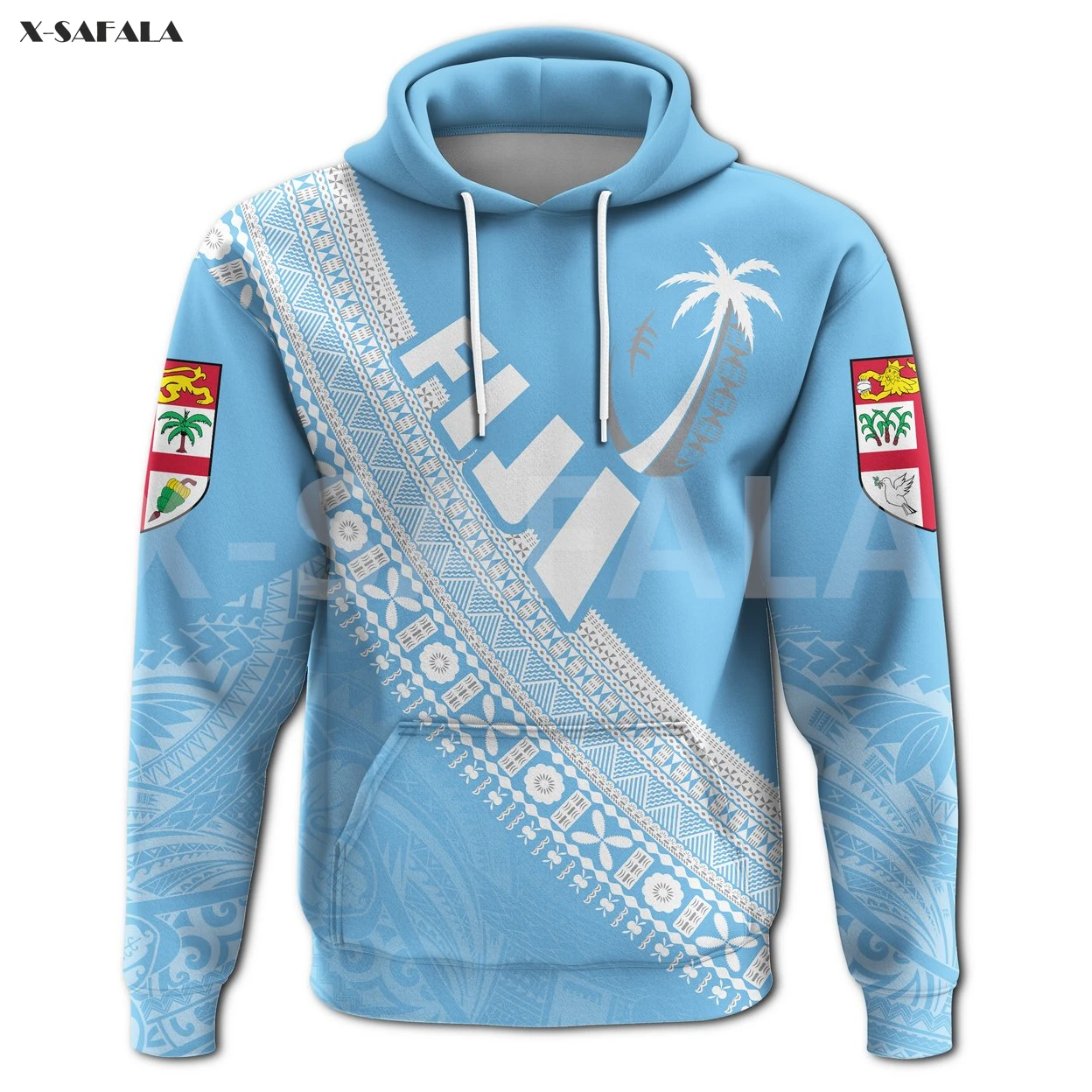 

Fiji Tapa Rugby Polynesian 3D Over Printed Hoodie Man Women Harajuku Outwear Zipper Pullover Sweatshirt Casual Unisex A21