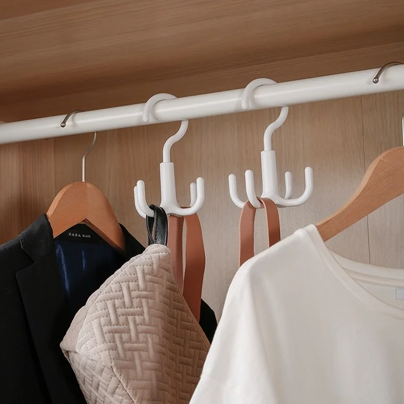rotating hook coat bag scarf clothing accessories clothes hook household cabinet clothes storage holder coat rack room organizer free global shipping