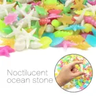 10 шт., светящиеся каменные раковины для аквариума