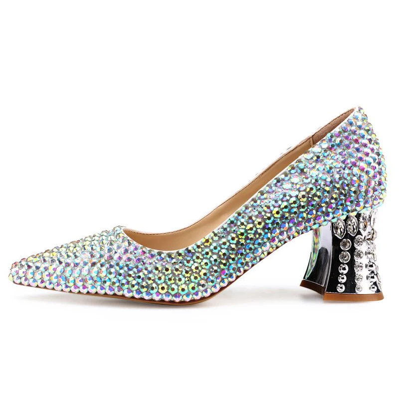 Женская обувь из натуральной кожи Мягкие удобные свадебные туфли на высоком