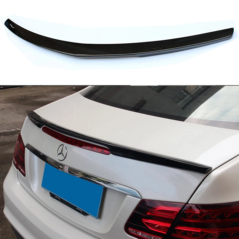 E class w207 c207 углеродное волокно задний бампер спойлер багажника крылья для mercedes 2010