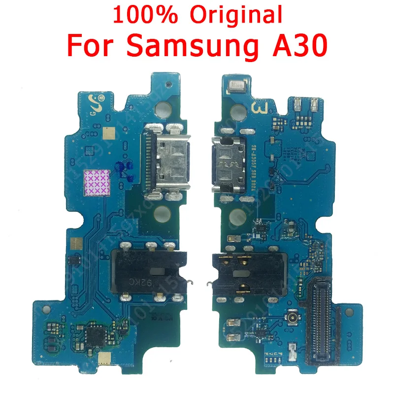 Оригинальная Гибкая плата для Samsung A30 зарядный порт 30 зарядной платы USB разъем PCB