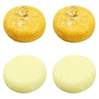 Натуральный органический Твердый шампунь-мыло ручной работы, не требующий жестокого обращения, питательный шампунь для волос, 100% чистый шампунь для восстановления роста волос, 4 шт.