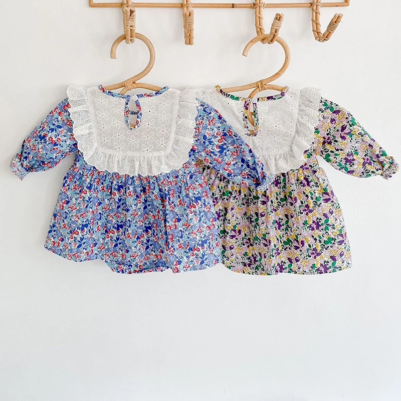 Осенняя одежда для малышей девочек комбинезон + шапочка Одежда новорожденных