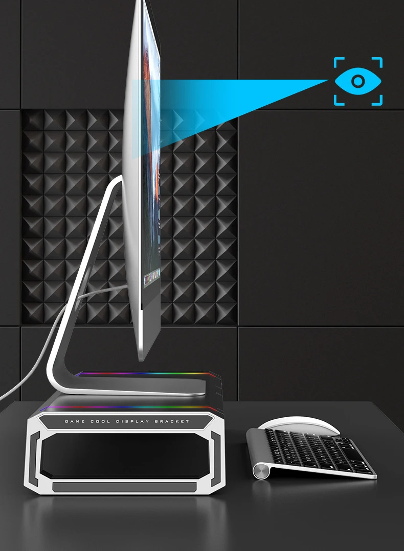 Подставка для монитора befon складная USB 3 0 RGB-подсветильник ка подставка хранения