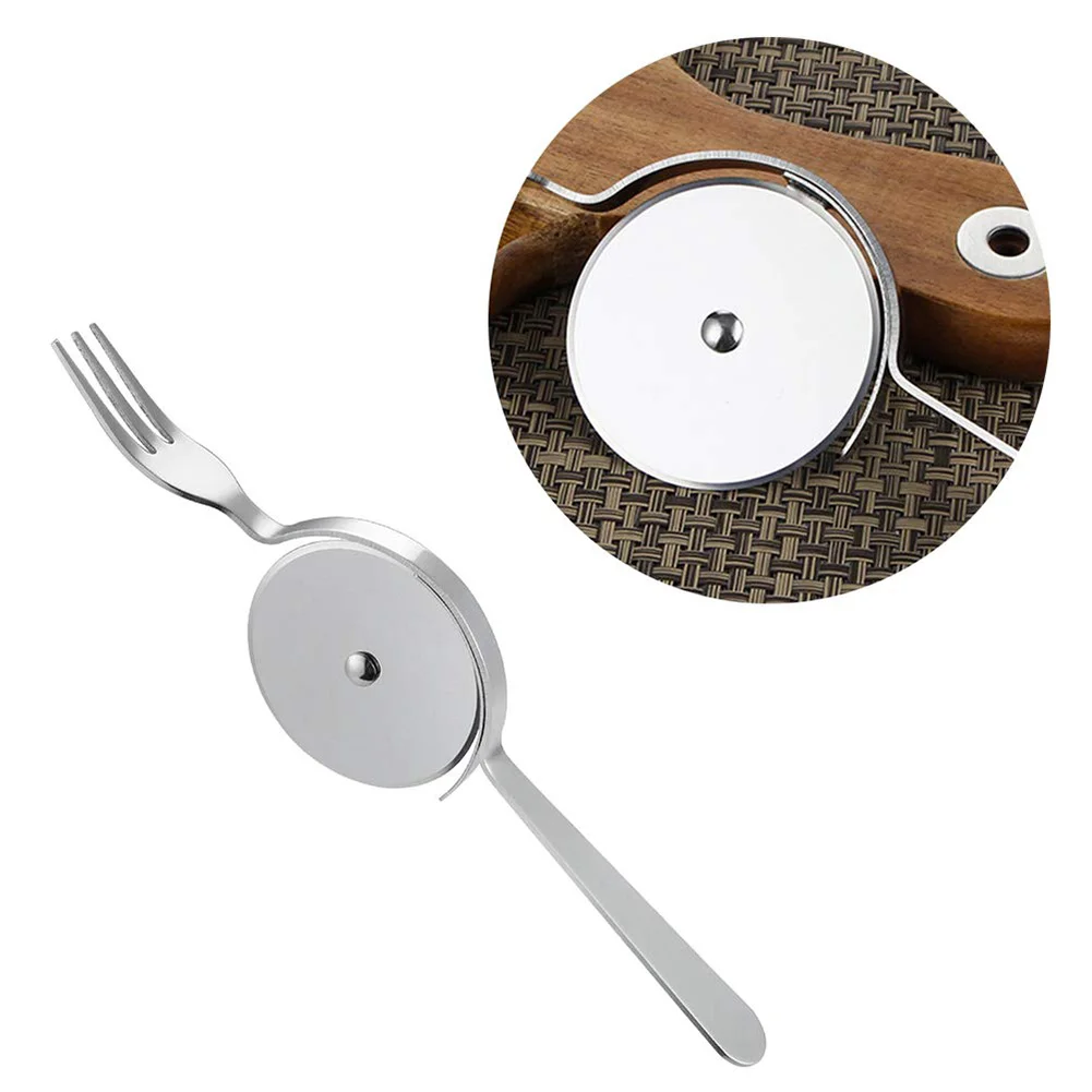 Резак для пиццы и вилка из нержавеющей стали резак с вилкой | Дом сад