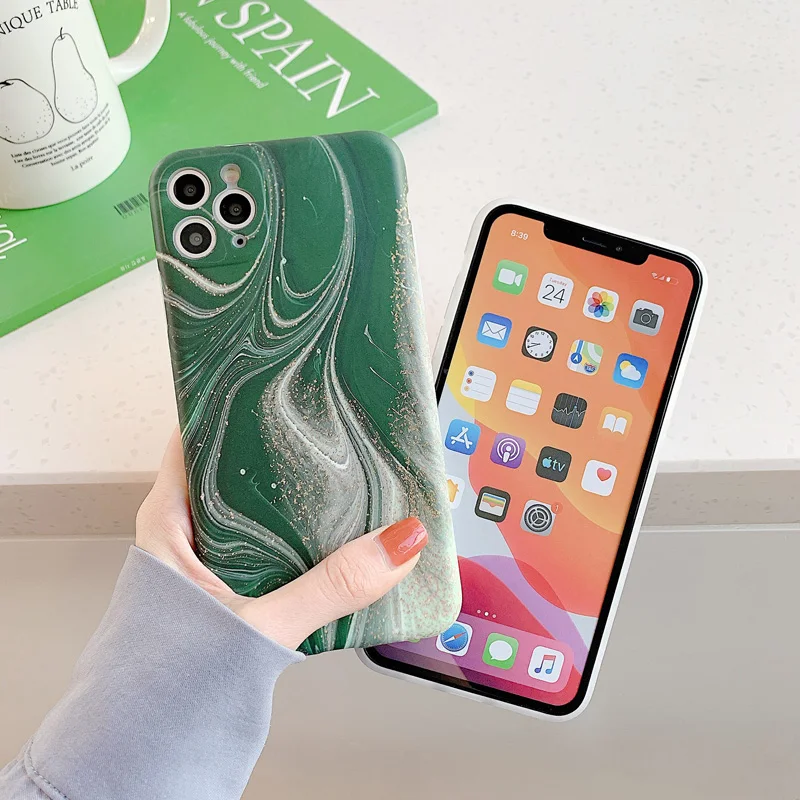 

PC Phone Case For iphone 12 11 pro max X XS 11 Pro Max XR 8 7 Plus SE 2020 Case Marble Shell For iphone X 7 8 6 6S Plus Cover