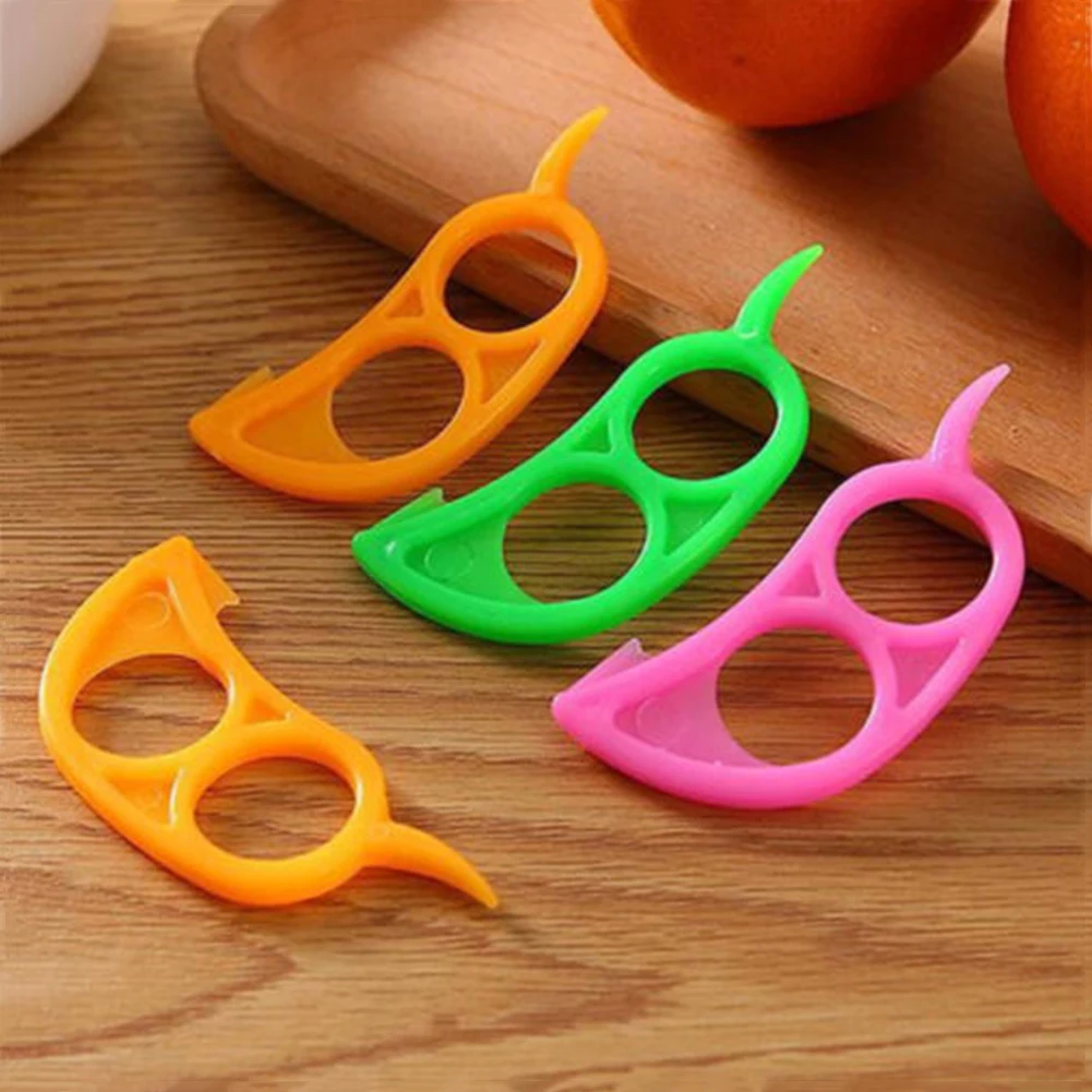 

Creative Orange Slicer Peelers Lemon Slicer Fruit Stripper Easy Opener Citrus Knife Kitchen Tools (Random Color) Free shipping