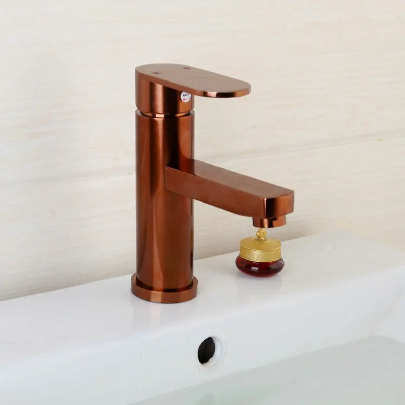 Basin Faucet 3 Monite смеситель для ванной комнаты 7 вариантов ручная роспись пространство Алюминиевые Металлические материалы 1 ручка горячий и холодный смеситель, кран - Цвет: Basin Faucet 3