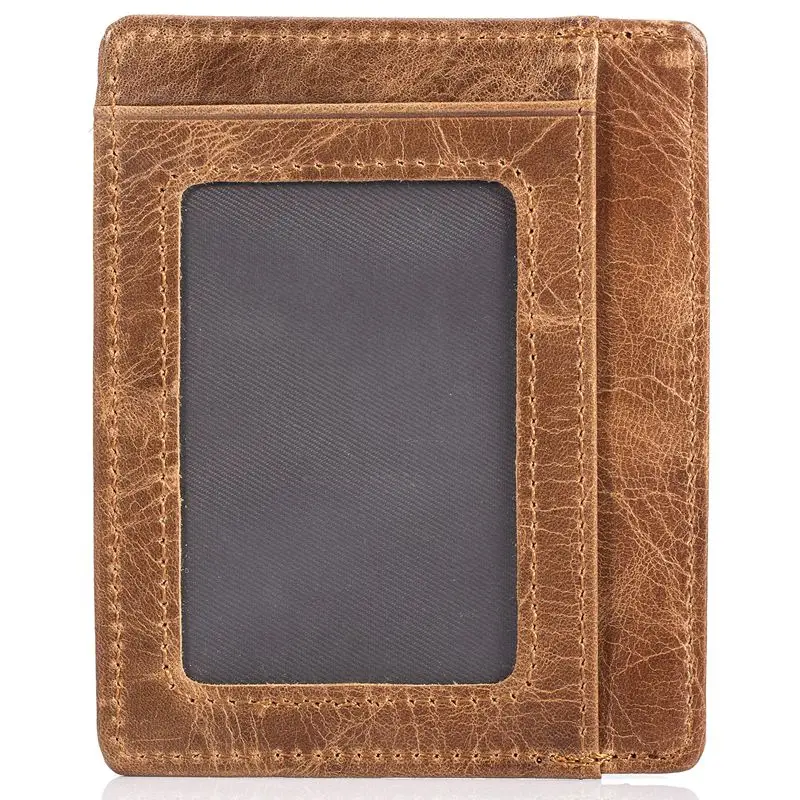 BULLCAPTAIN кошелек в деловом стиле для мужчин держатель карт Кожаный пикап пакет