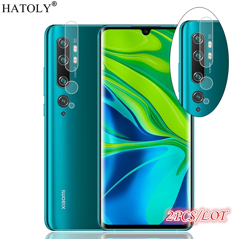 Защитное стекло для экрана Xiaomi Mi Note 10 2 шт. защитная пленка HD объектива камеры