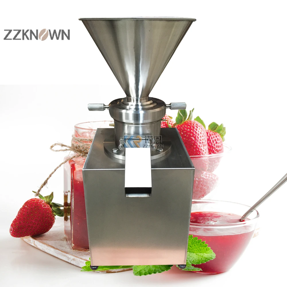 

JMC80 Commercial Tahini Sesame 4000W Peanut Butter Colloid Mill Chocolate Beans Jam Paste Tomato Sauce Grinding Making Machine