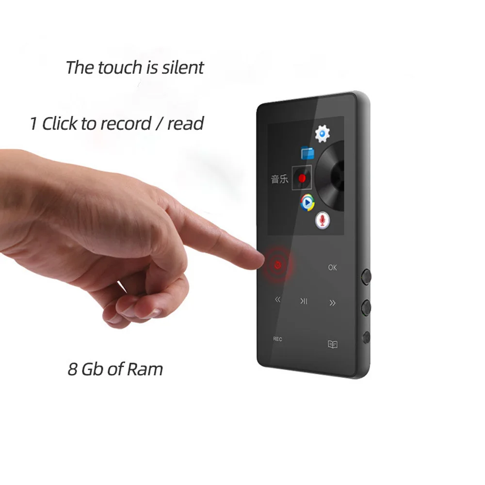 MP4 1 8 дюймов Дисплей MP3 HIFI без потери качества звука музыкальный плеер Fm радио