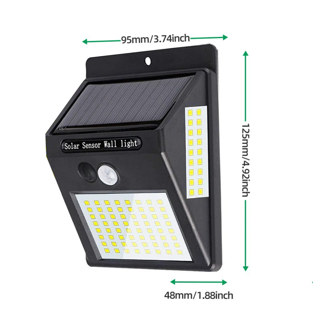 

LED Solar Light Outdoor Solar Lamp PIR Motion Sensor Wall Light Waterproof Solar Lamp Sensor Solar Powered Sunlight Street Light