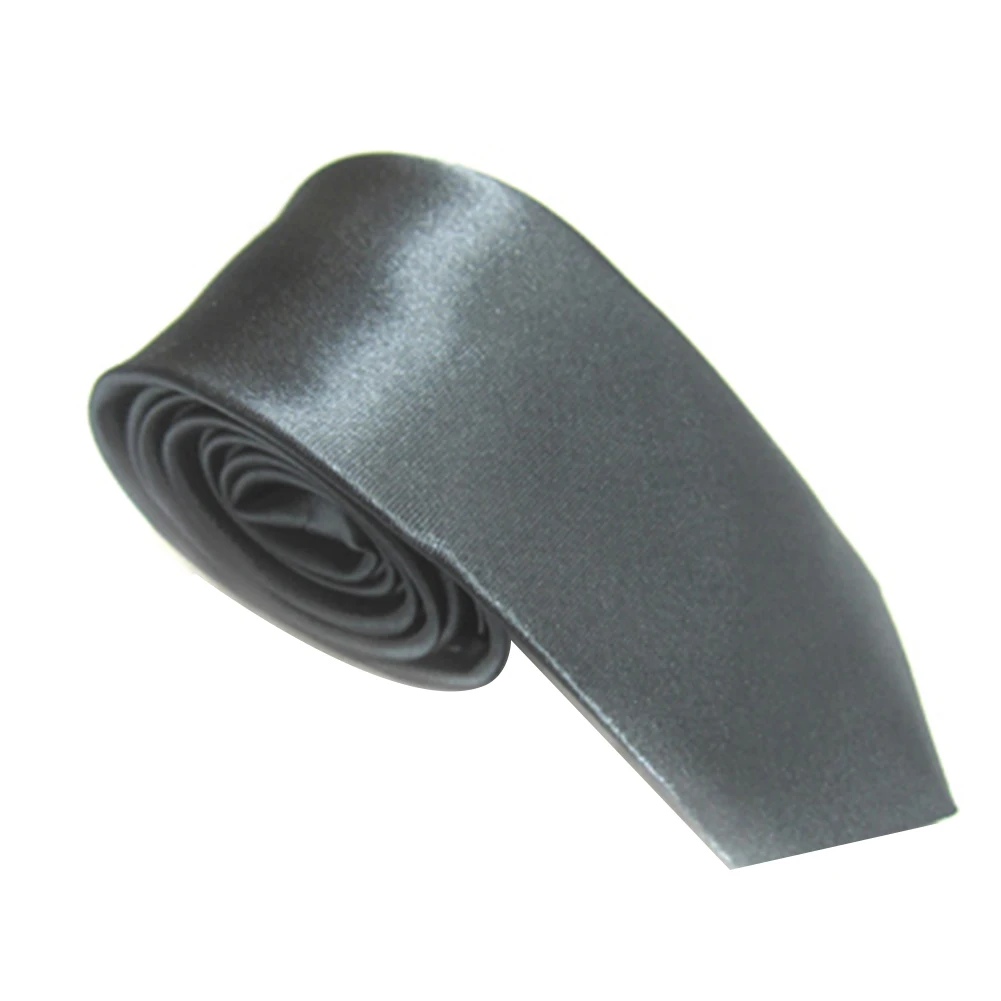 

Soft Polyester Solid Men Tie Cravat Narrow Formal Party Wedding Slim Necktie 5cm Width Casual Wear Fashion Simplicity
