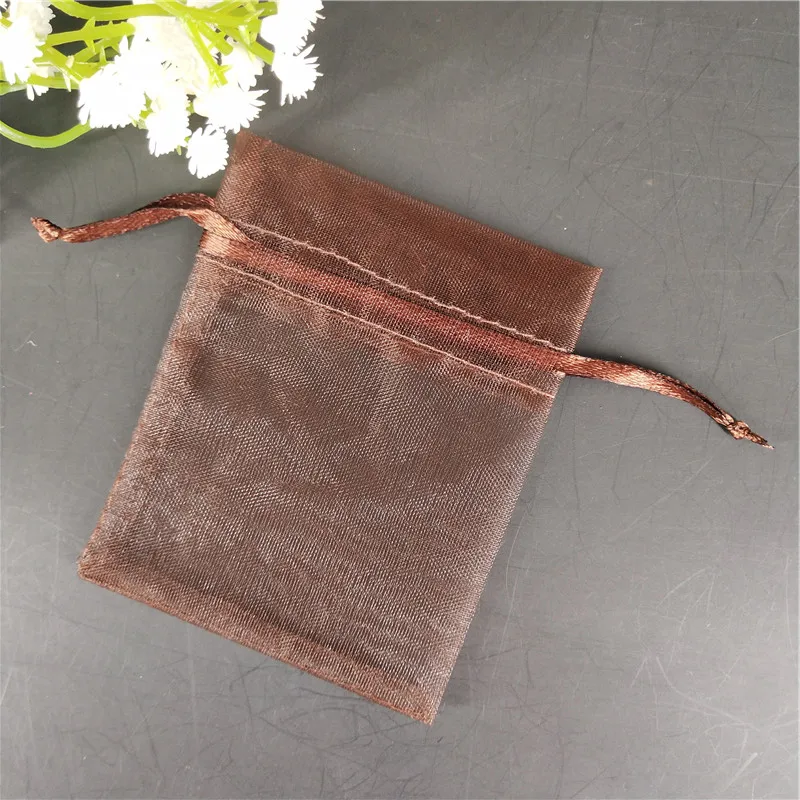 50 шт. ювелирных изделий мешки из органзы подарочные пакеты для упаковки холст