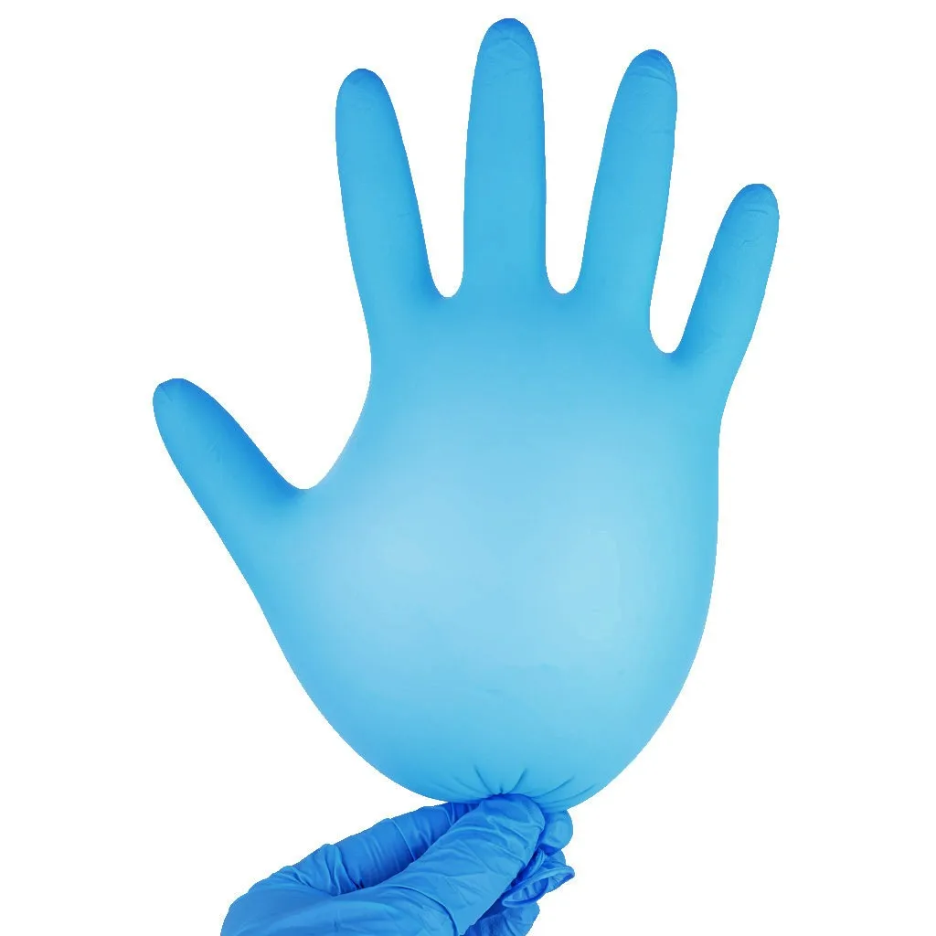 

100pc Blue Disposable Latex Gloves Dishwashing Kitchen Work Rubber Garden Gloves Disposable Gloves Guantes Desechables Guanti