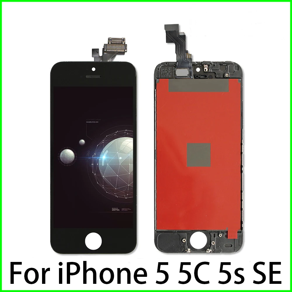 Белый/черный Pantalla для iPhone 5 5C 5S SE lcd Замена сенсорного экрана digisiter сборка 6 с