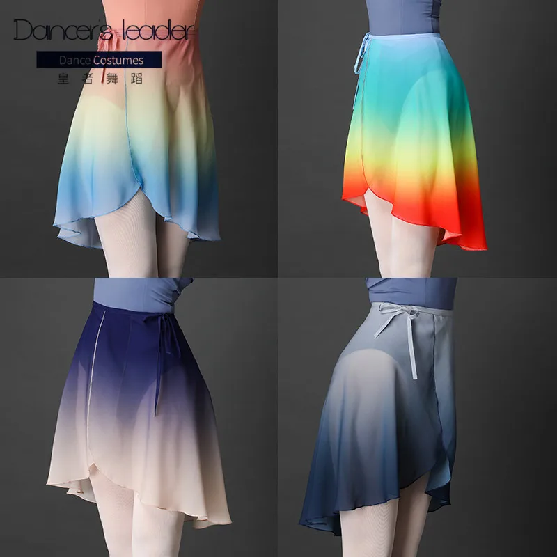 

Fairy Ballet Skirt Female Chiffon Skirt Stage Costume Ballerina Outfit Classical Dancewear Sheer Lyrical Dancer Outfit