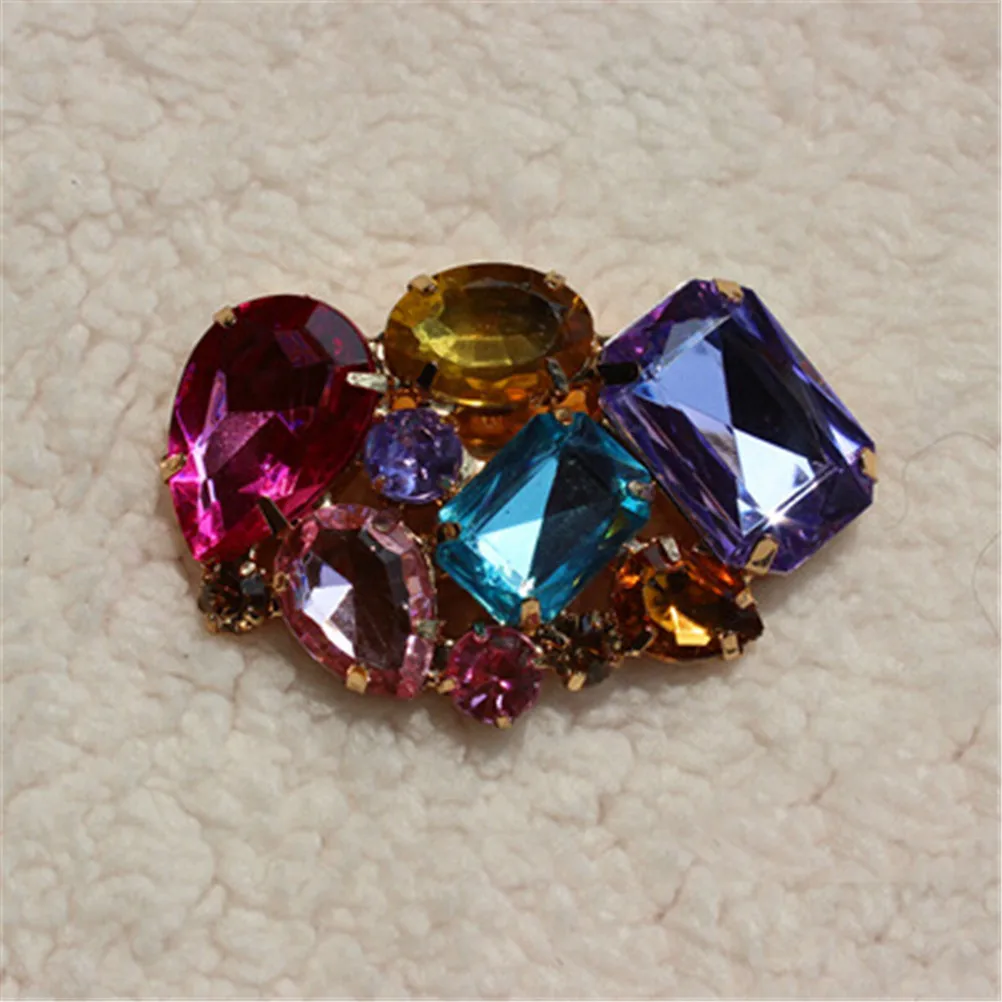 4 стиля Обувь с украшением в виде кристаллов Женская обувь пряжкой Украшение для