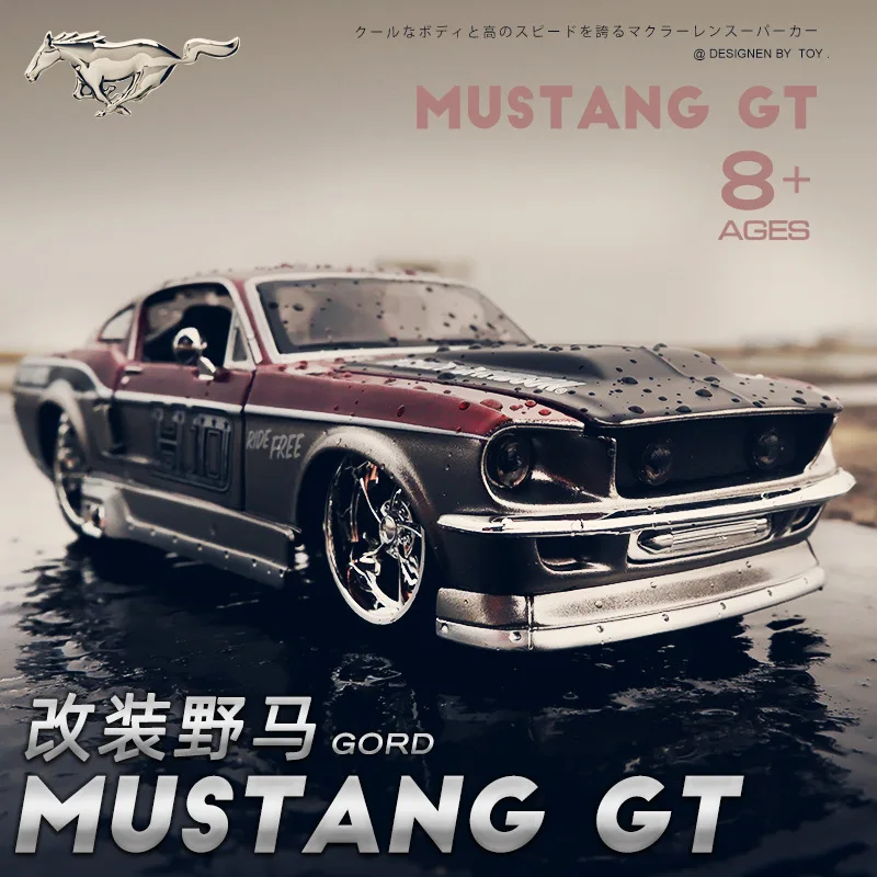 Модель автомобиля Maisto 1:24 1967 Ford Mustang GT из модифицированного сплава коллекционная