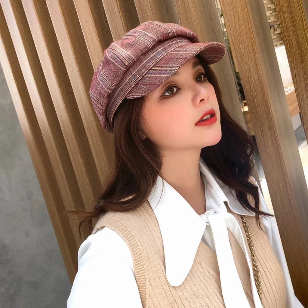 Однотонная Элегантная черная зимняя теплая удобная шляпа береты женская